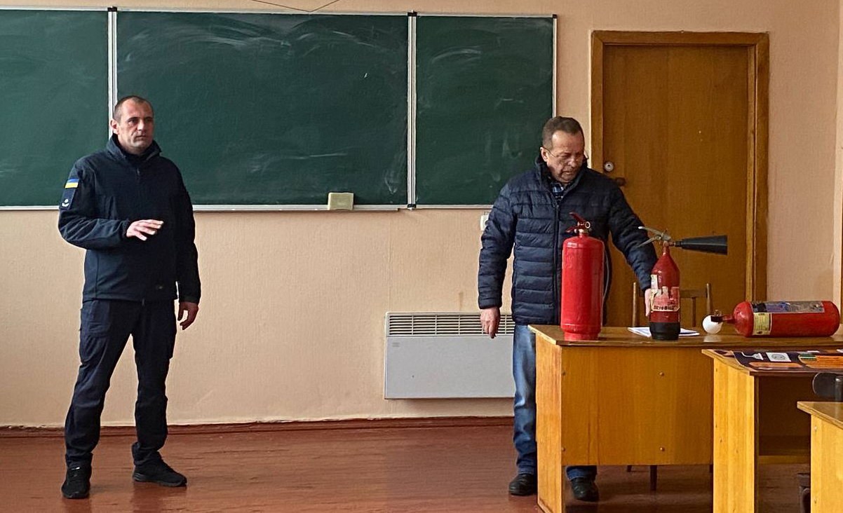 «Навчання з використання вогнегасників»