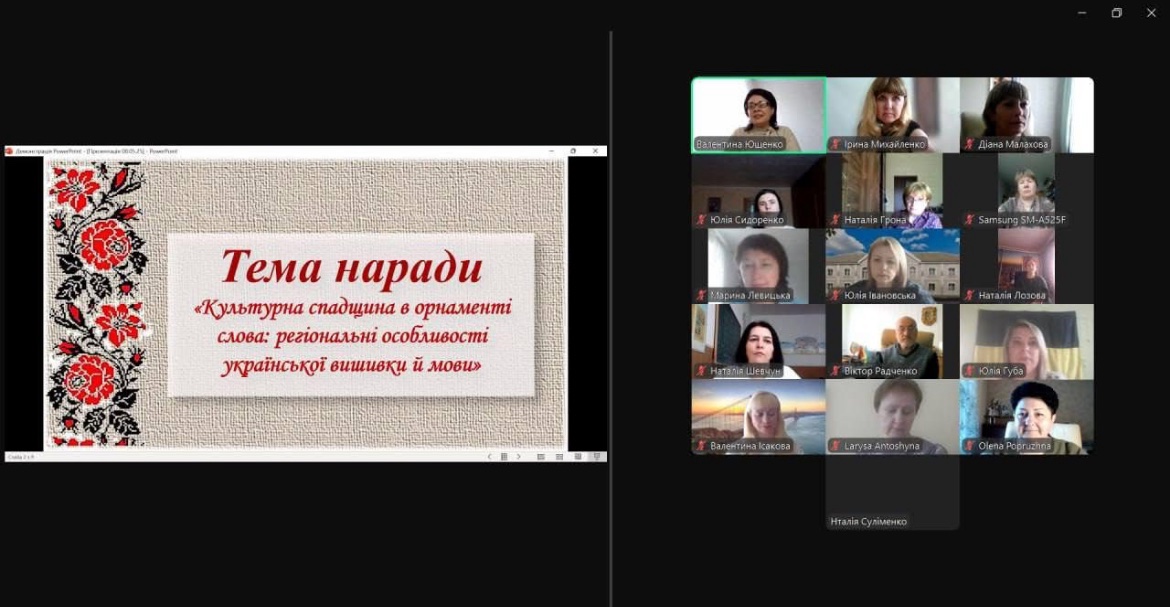 Засідання методичного об’єднання викладачів філологічних дисциплін