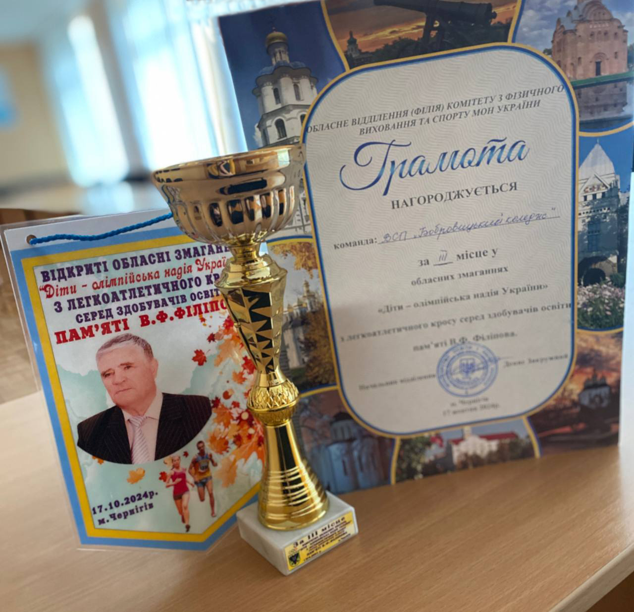 Відкриті обласні змагання “Діти – Олімпійська надія України” з легкоатлетичного кросу