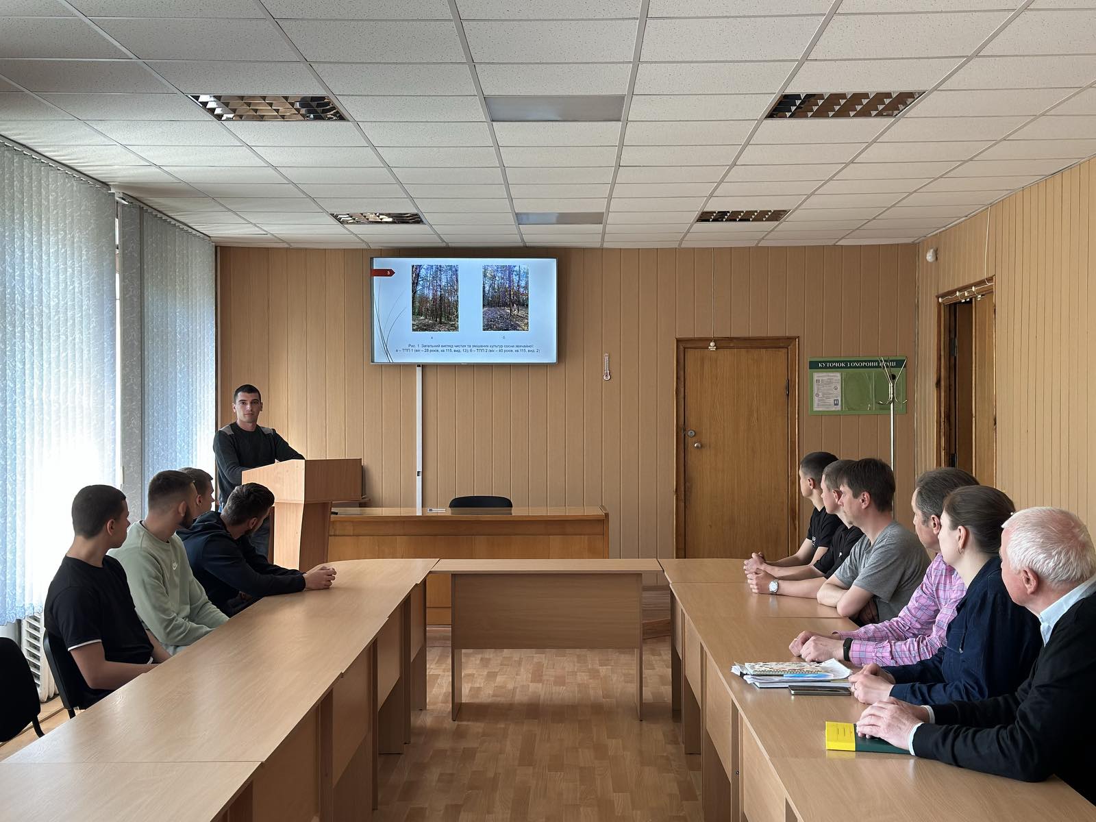Відбулося відкрите заняття студентського гуртка «Відтворення лісів»
